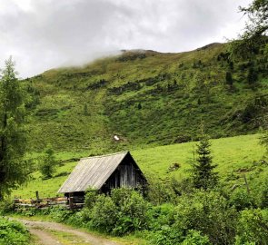 Údolí Weintental v pohoří Nockgeberge