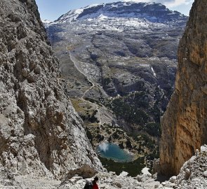 View of Lago Lagazuoi