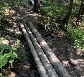 Na červené turistické značce za Malým Polomem v Beskydech