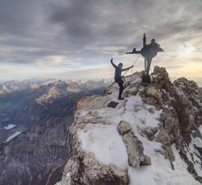 Na hlavním vrcholu Watzmannu.