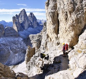 On the Monte Paterna ferrata