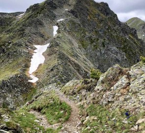 Sedlo vedoucí na Bertthöhe 2 320 m n. m.