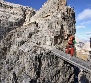 On the Monte Paterna ferrata