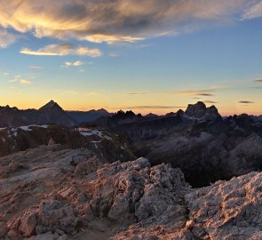 Sunrise from Lagazuoi