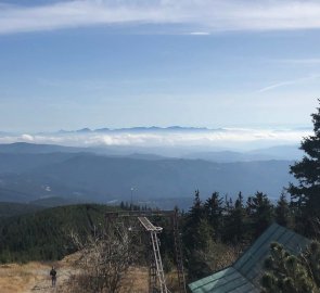 View of Mala Fatra from the top of Lysá hora