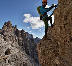 On the Monte Paterna ferrata