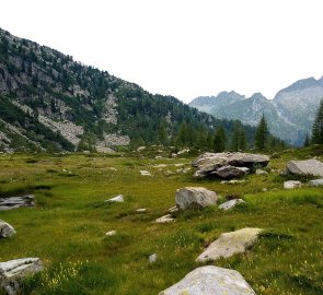 Valley at the descent