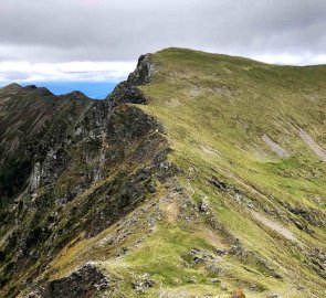 Pohled na hřeben Gurktaler Alpen, které jsou součástí Nockberge