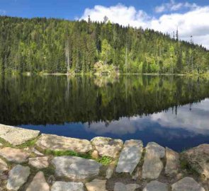 2. den - Hůrka > Modrava - Prášilské jezero jenom pro mě, asi na 5 minut