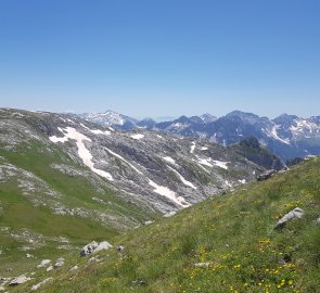 Meadows below the peak