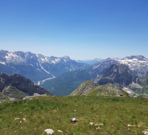 View from the top to Albania