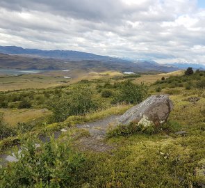 Krajina v parku Torres del Paine