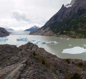 Grey Glacier, a marked trail from Camping Grey