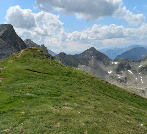 Saddle under Rotmandlspitze