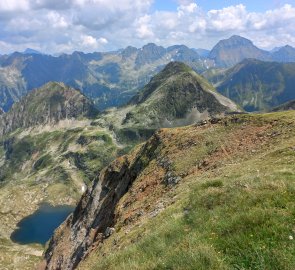 Pohled na východ - vzadu Hochgolling