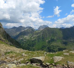 Saddle above the Kainprechthütte