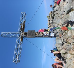 Greifenberg gipfelkreuz - a bit crowded