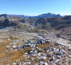 Pohled přes planinu k Obertauern