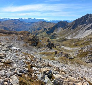 Lake Zaunersee in the valley