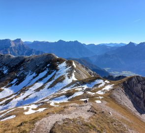 Looking back at Mittagskogel