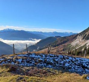 View from Arlingsattel to Ennstal