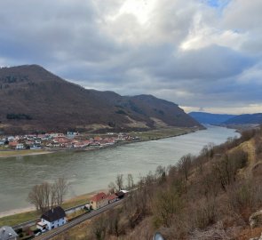 View upstream of the Donau