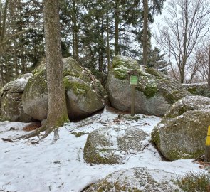 Grosser Schalenstein s nevysychající miskou vody