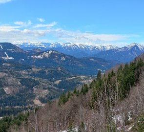 Hochschwab v dálce