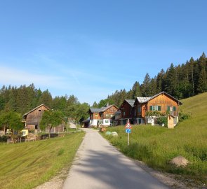 Waldgraben homestead a short walk from the car park