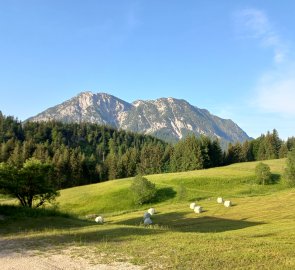 Hoher Sarstein v ranním slunci