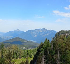 Výhledy směr Bad Ischl - Schafberg a Zimnitz