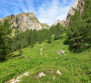 The road below Höllwand