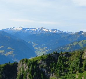 Výhled na Ankogel a Hochalmspitz