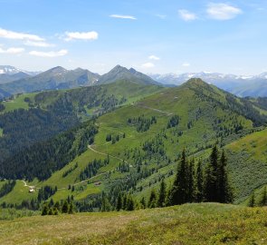 Sjezdovky nad Grossarlem