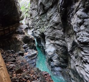 Soutěska Liechtensteinklamm u St. Johanu