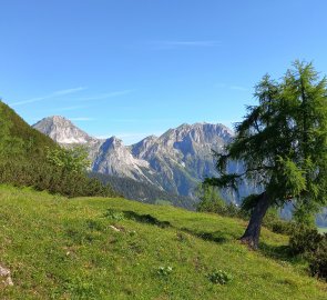 Výhled na Tennengebirge