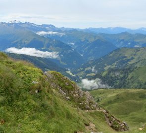 View of the valley and the High Tatras