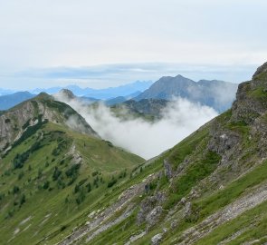 Při sestupu