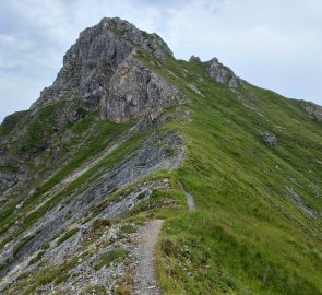 Pod vrcholem Draugsteinu