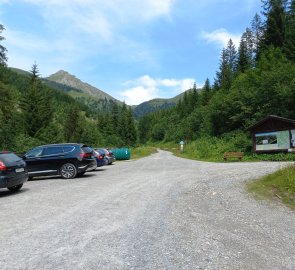 Car park above Hallmoosalm