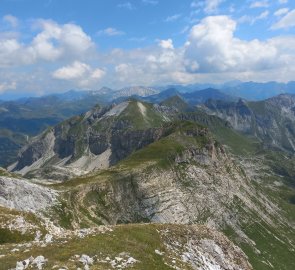 View from Glöcknerin towards Obertauern