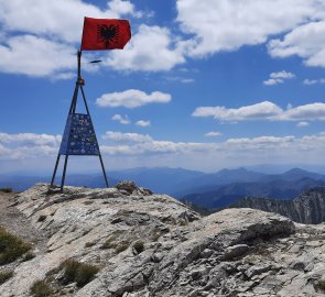 Peak Golem Korab 2 764 m above sea level