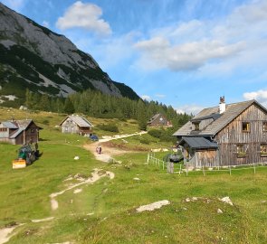 Almy před Grazerhütte