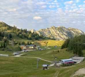 Tauplitzalm - pohled na Traweng