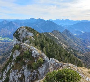 Pokračování hřebene a Sengsengebirge