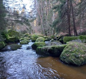 Boulders in the river