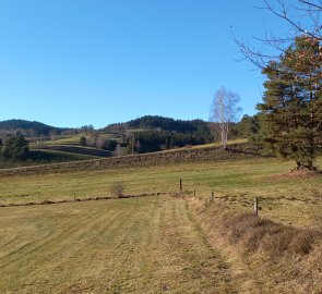 Zvlněná krajina Waldviertelu