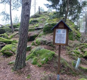 Schalenstein under the Buchberg peak