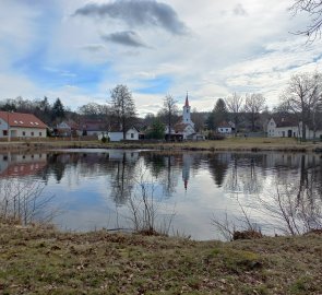 Nový Vojířov - Návesní pond