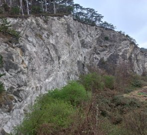 One of several quarries along the way